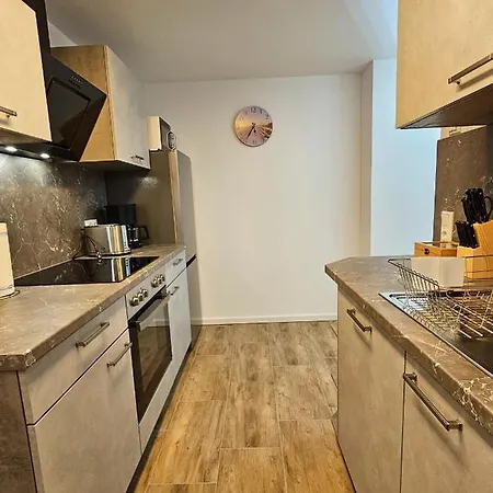 Apartmán Schoene 80m2, 3 Schlafzimmer, 2 Baeder, Zentrumnah, 3og Erfurt